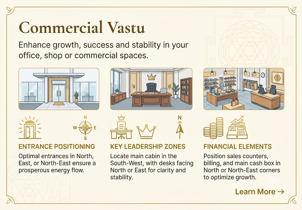 Commercial Vastu - Offices, Shops, Showrooms